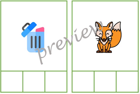 Free Printable Phoneme Frames
