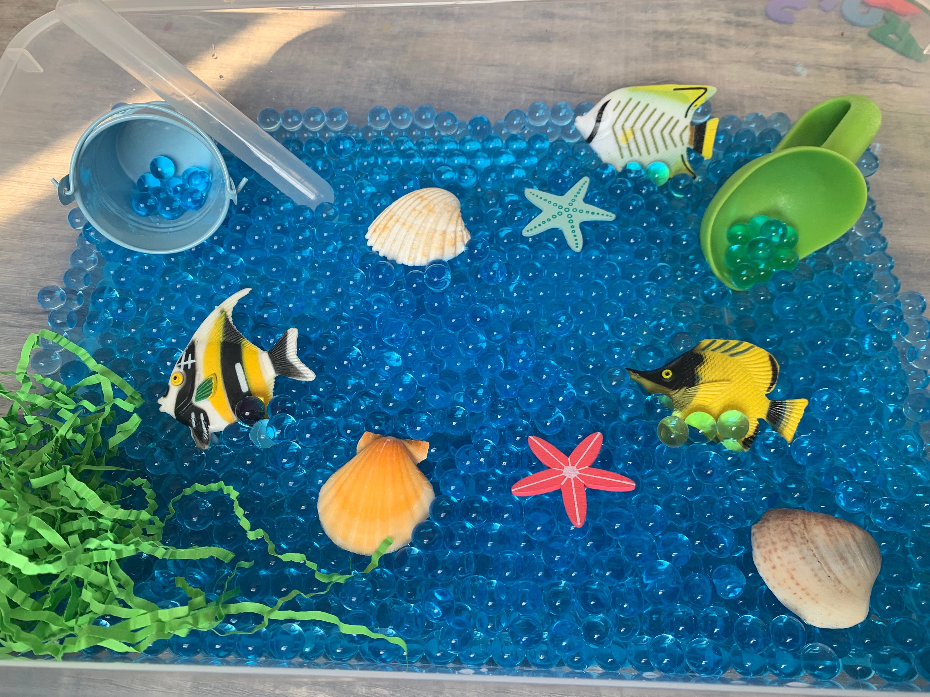 Ocean Sensory tray Etsy