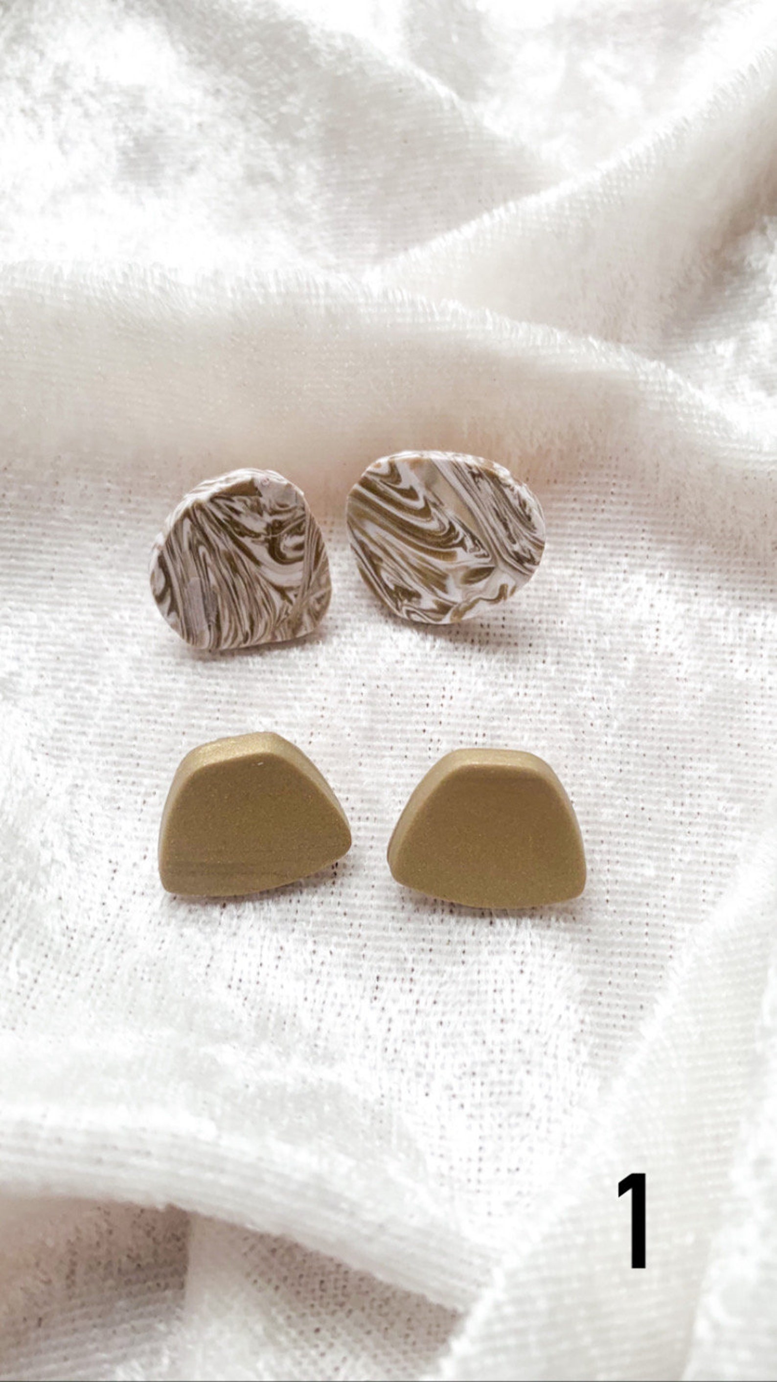 Stud Packs / holiday colored stud packs with silver and gold Etsy