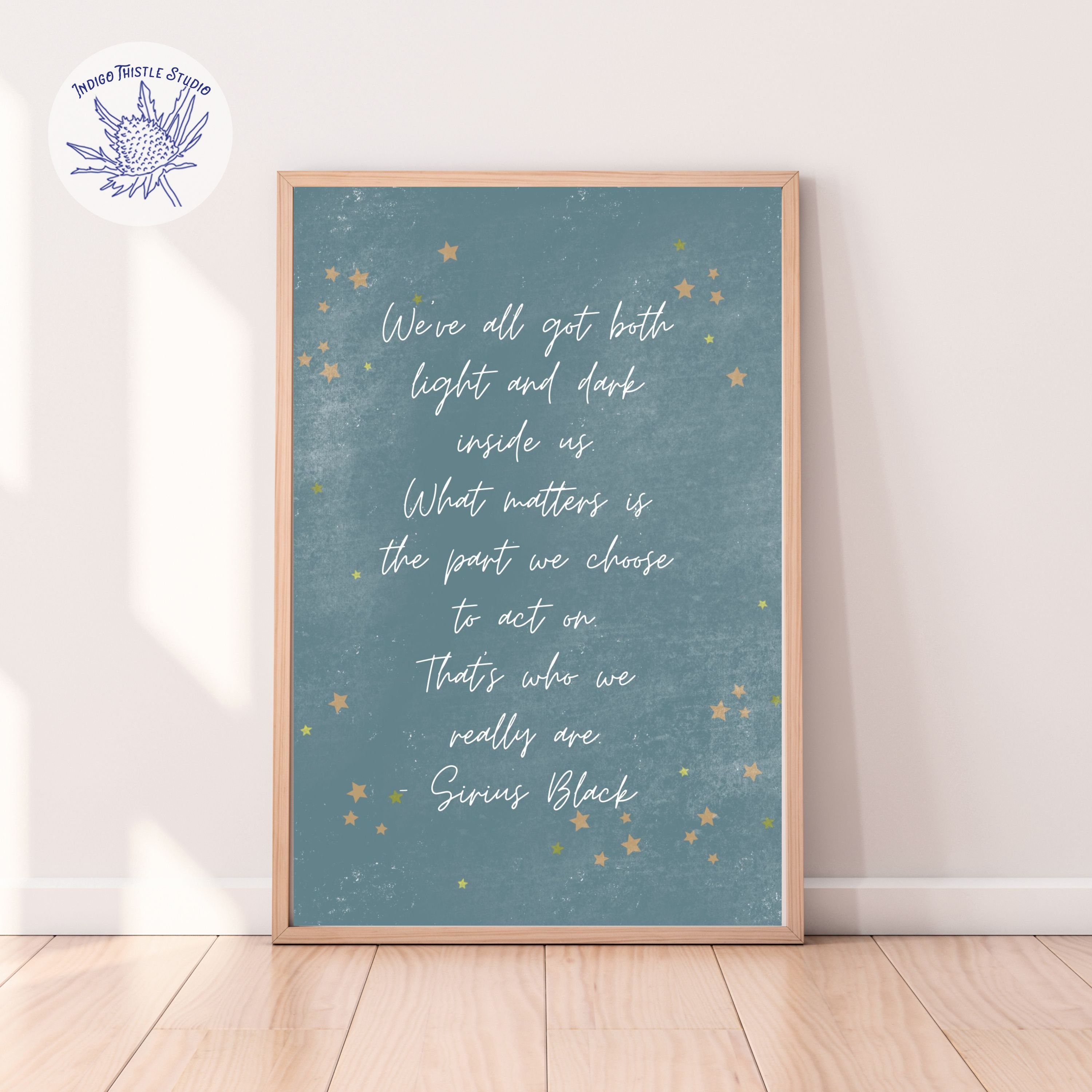 Dark Blue Nursery Wall Decor Boy Nursery Printables Magic Etsy