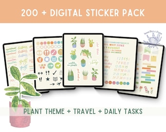 Digital Sticker Pack, Digital Planner Stickers, Goodnotes Stickers, iPad Stickers, Sticker Bundle Digital Stickers, Goodnotes Planner