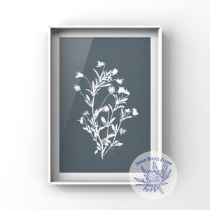 Farmhouse Botanical Artwork Printable Set of 6, Farmhouse Nursery ...