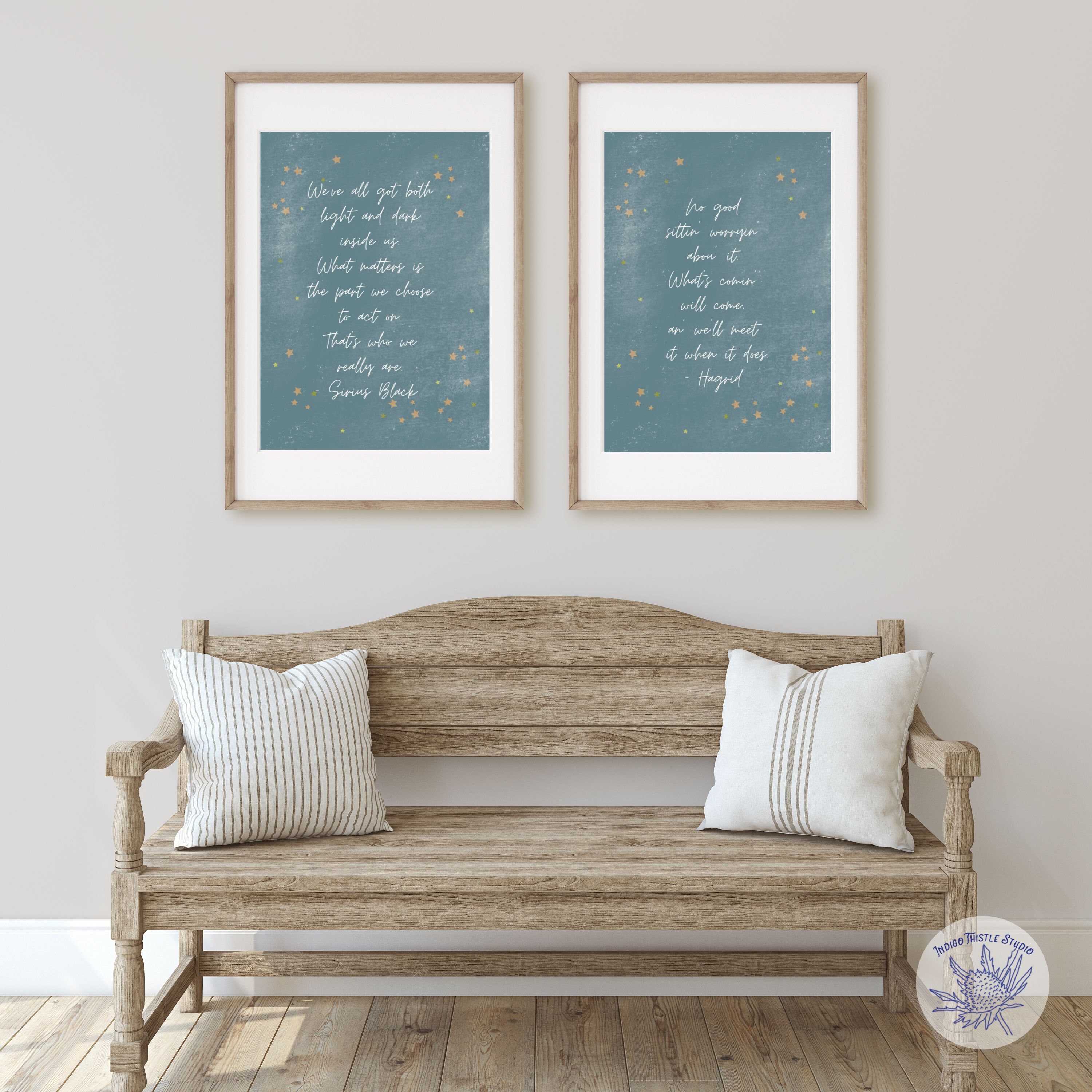 Dark Blue Nursery Wall Decor Boy Nursery Printables Magic Etsy