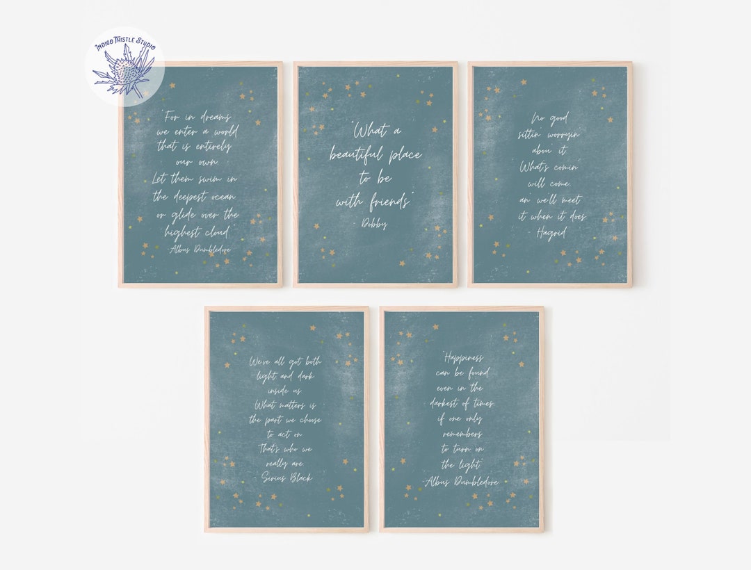 Dark Blue Nursery Wall Decor, Boy Nursery Printables, Magic Wizard