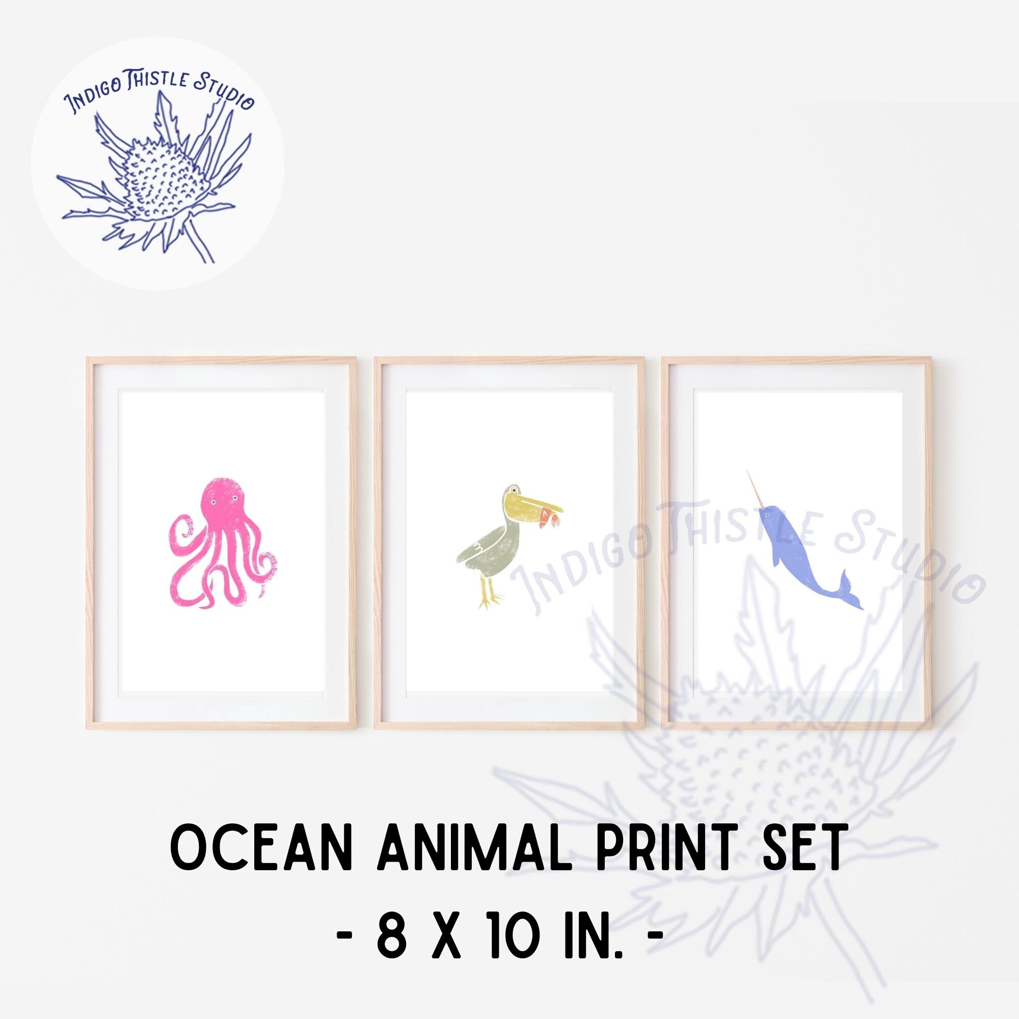 Safari Kinderzimmer Dekor Set Tiere Kinderzimmer Drucke | Etsy