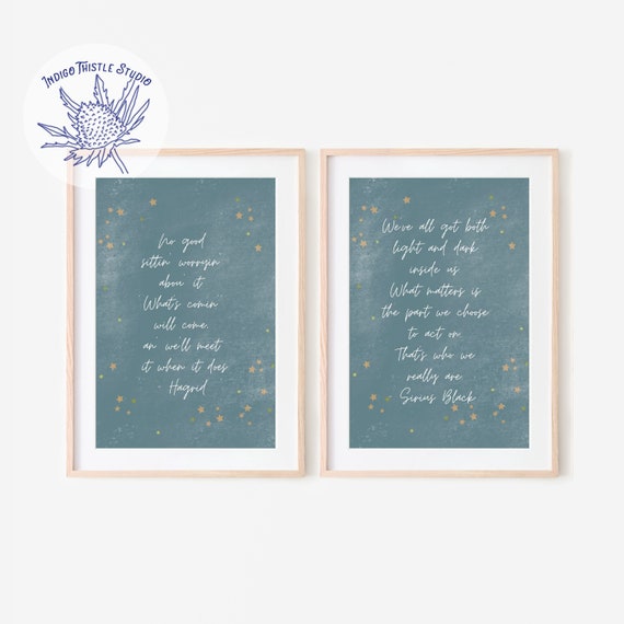 Dark Blue Nursery Wall Decor Boy Nursery Printables Magic Etsy