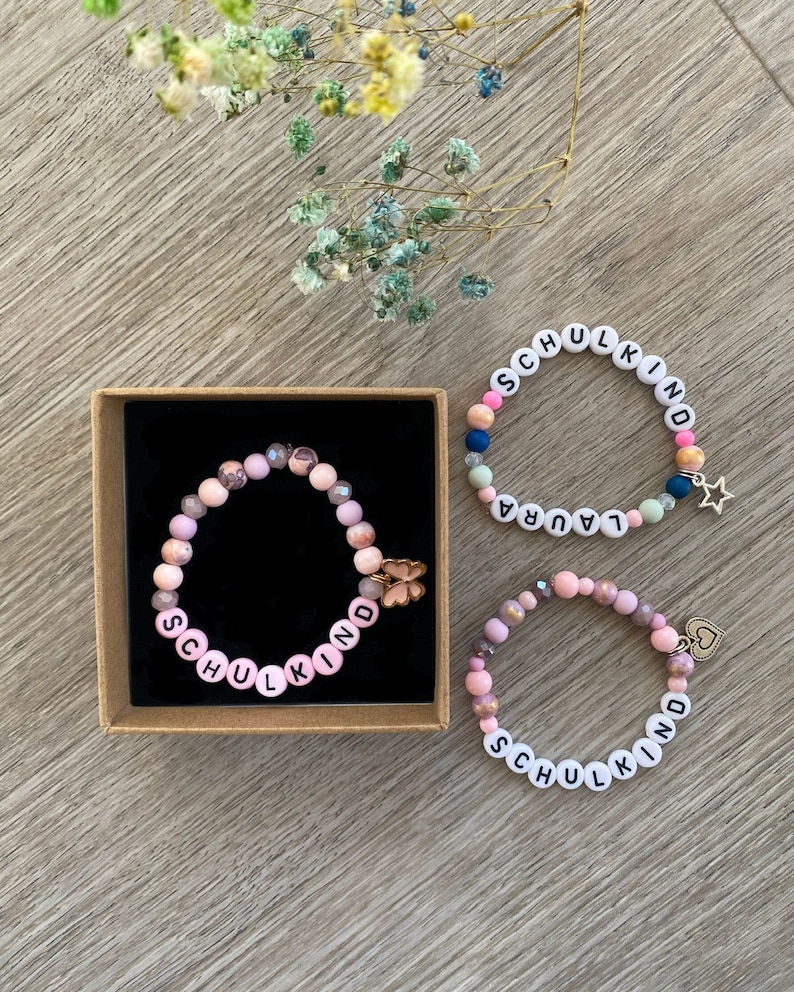 Schulkind Armband Perlen