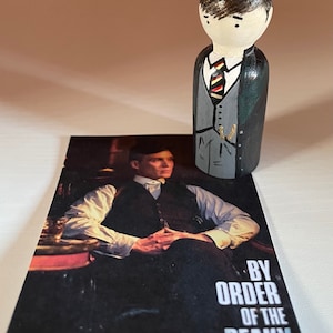 Tommy Shelby/by order of the peaky blinders peg doll/the shelbys/peaky blinders/Thomas Shelby