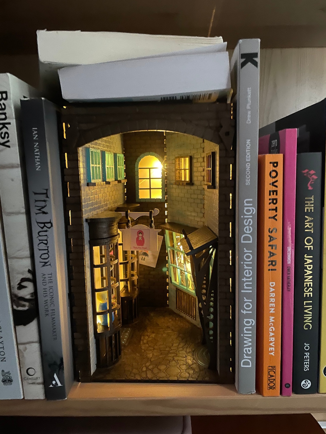 Customised/personalised Book Nook/ shelf insert with Etsy