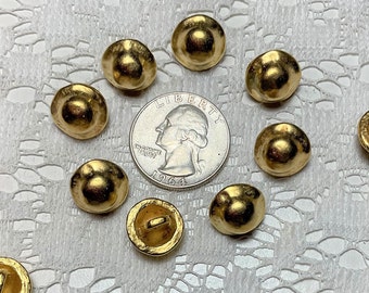 ヴィンテージメタルシャンクボタン 13mm 1ダース