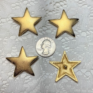Star Buttons, Qty 2, 1-1/8 inch each
