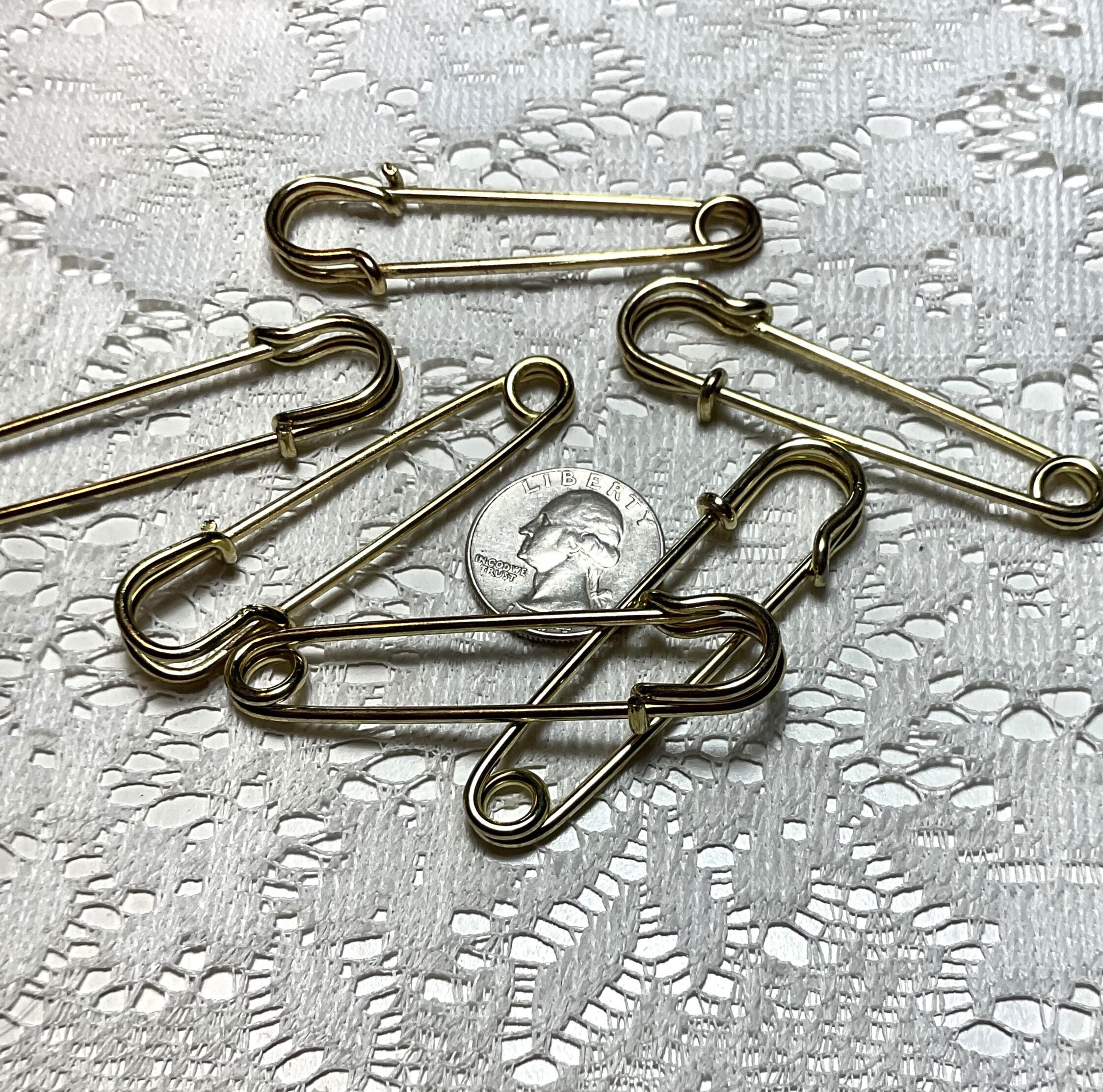 New Design Kilt Safety Pins Rose Gold 26mm Sewing Clothing 