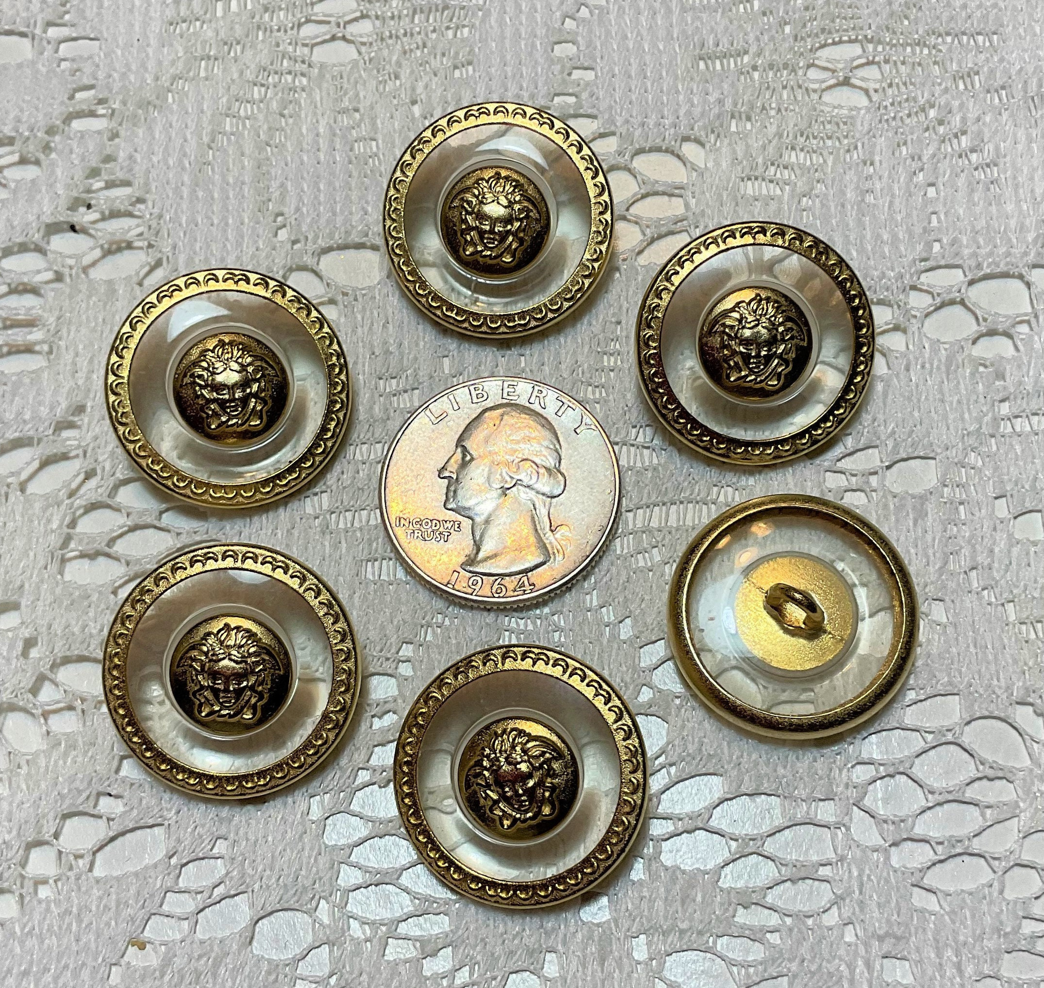 Silver Jeans Buttons - Set of 2 (17mm) — CLOTH STORY
