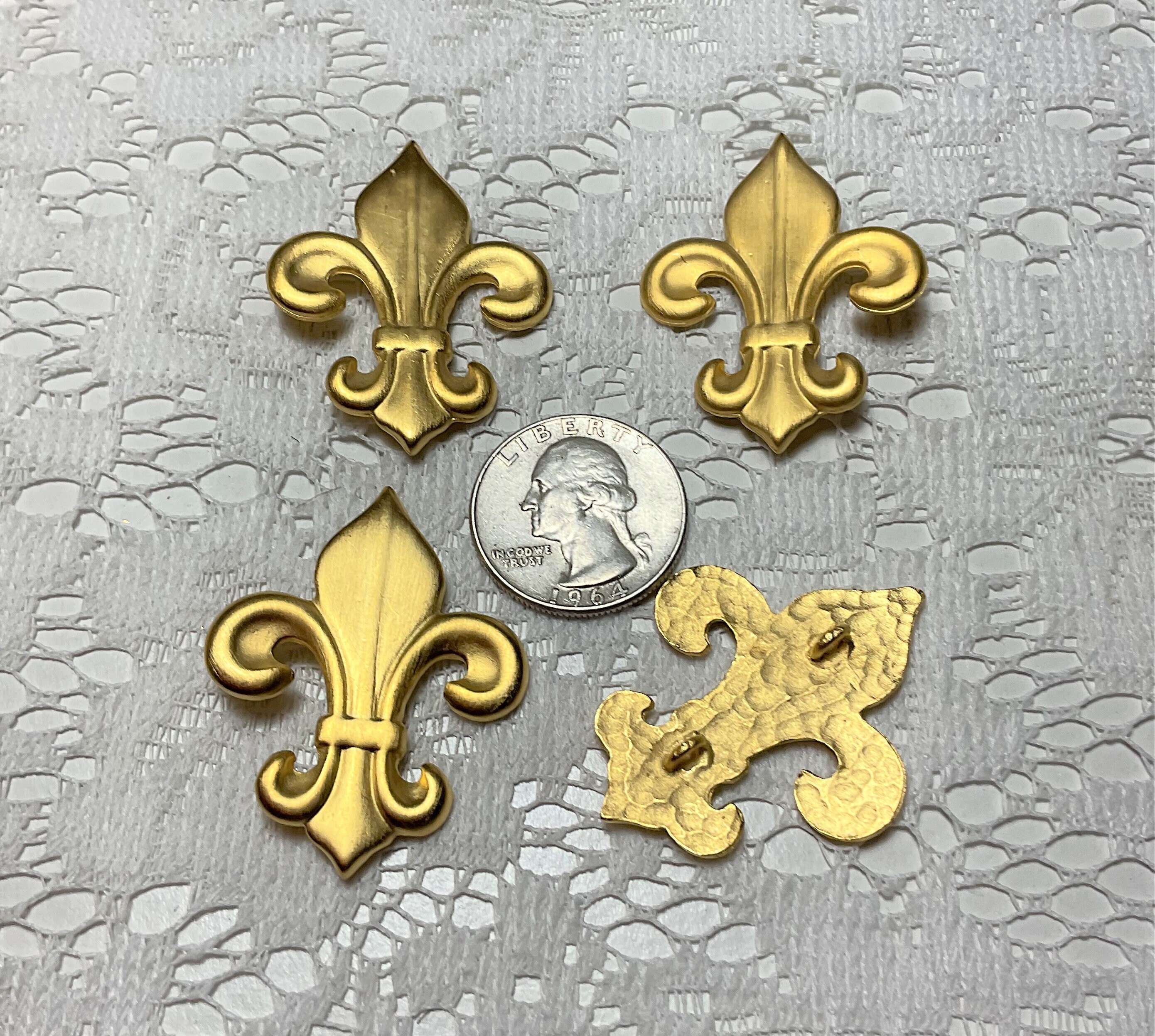 Antique Gold Fleur De Lis - Etsy