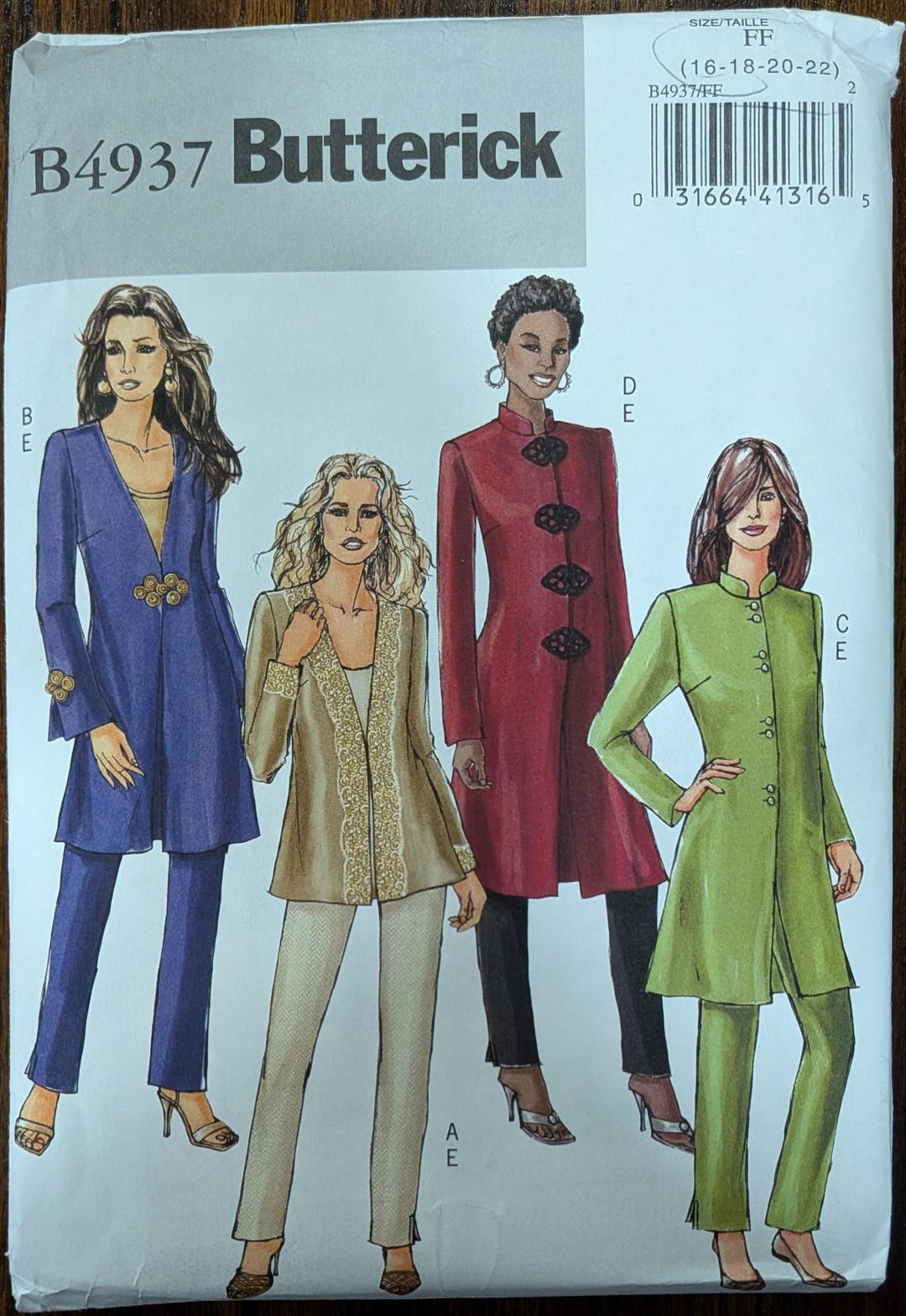 Uncut Butterick Sewing Pattern #B4937 for Misses and Misses' Plus Size ...