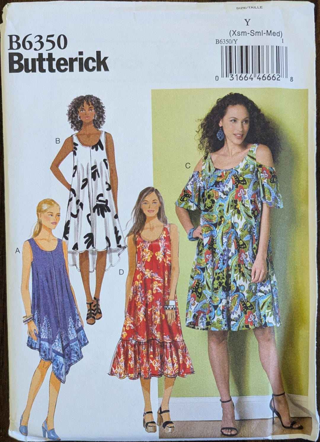 Uncut Butterick Sewing Pattern #B6350 for Misses and Misses' Plus Size ...