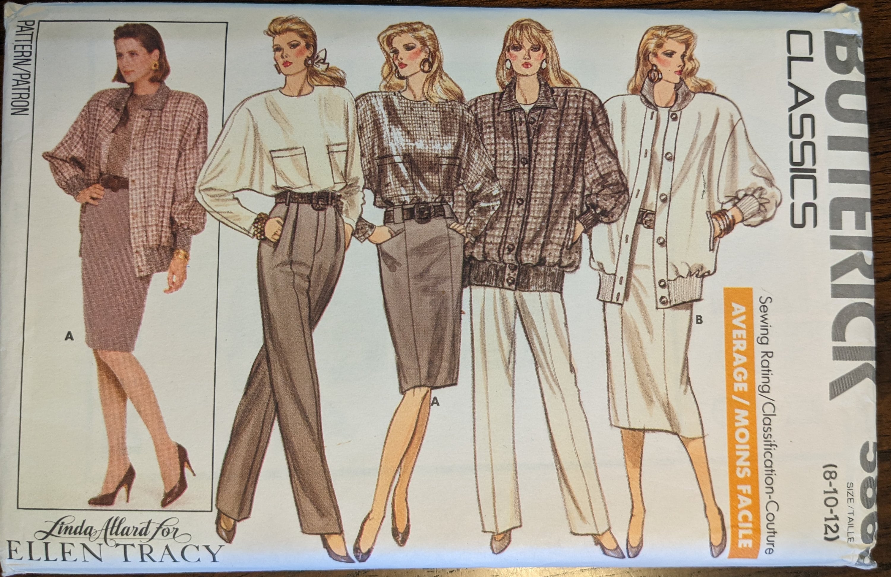 Uncut Butterick Retro Sewing Pattern #5863 for Misses Jacket, Top ...