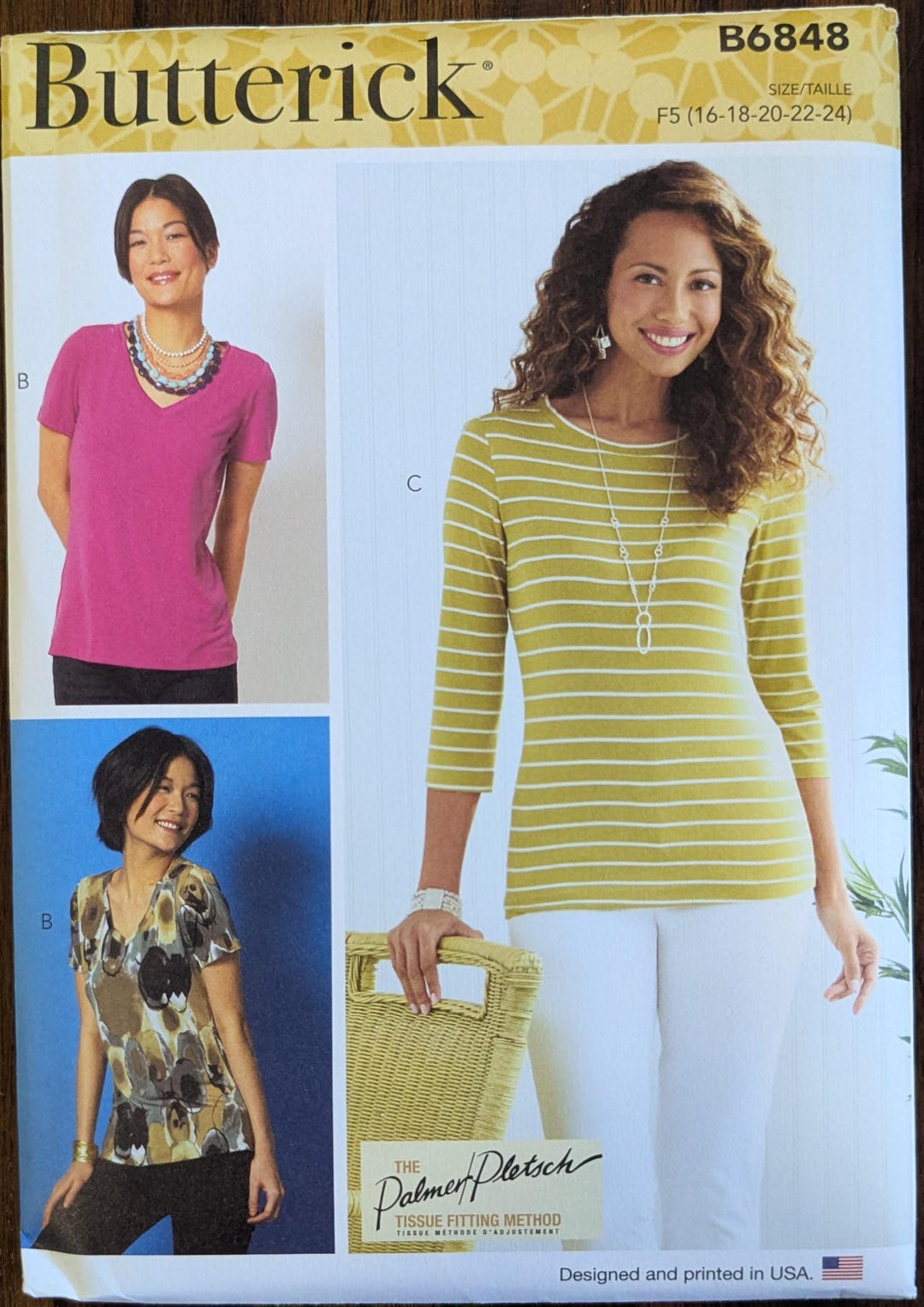 Uncut Butterick Sewing Pattern #B6848 for Misses and Misses' Plus Size ...