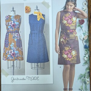 Uncut Simplicity Sewing Pattern #8570 for Misses&#39; Dresses with 3 Variations. Sizes 6-14.