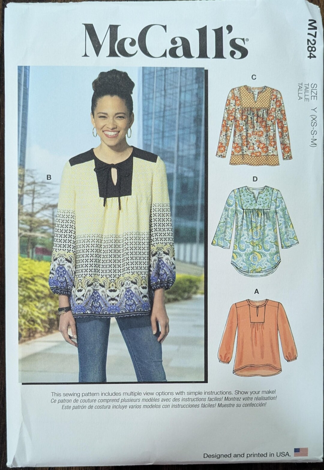 Uncut Mccall's Sewing Pattern #M7284 for Misses and Misses' Plus Size ...