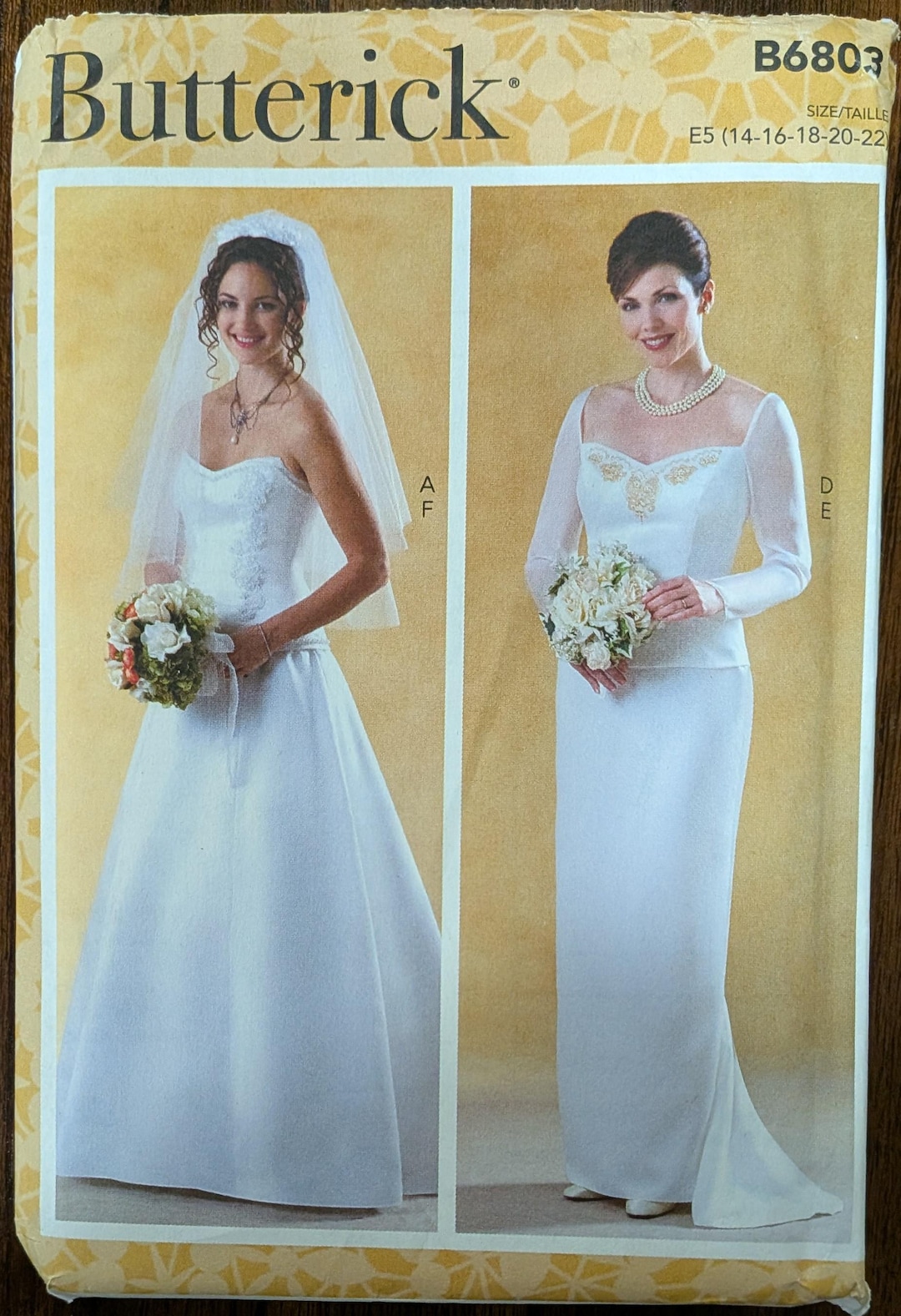 Uncut Butterick Sewing Pattern #B6803 for Misses and Misses' Plus Size ...