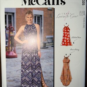Uncut McCall&#39;s Sewing Pattern #R11025 for Misses&#39; Dresses and Belt. Sizes XS-S-Med.