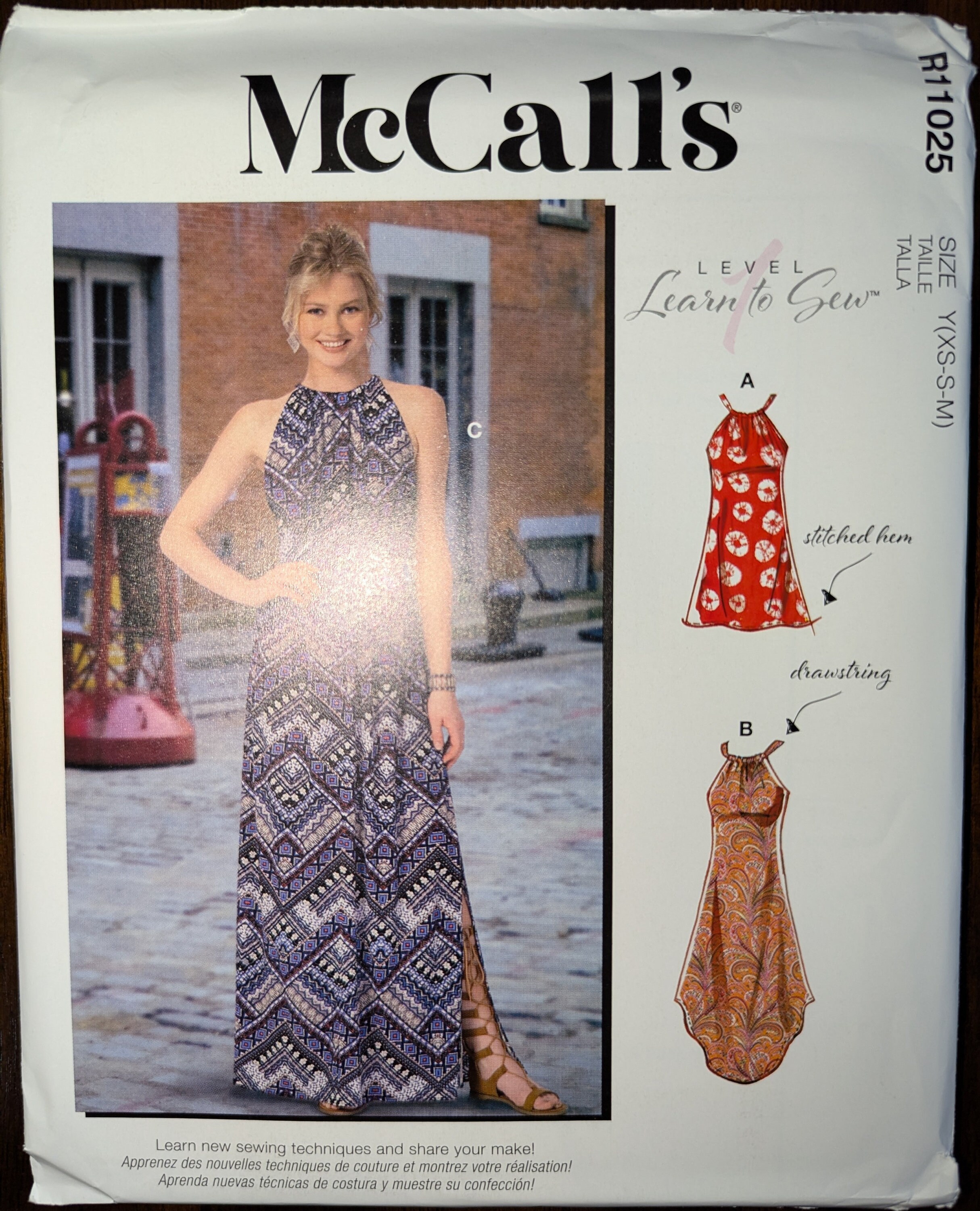Uncut Mccall's Sewing Pattern #R11025 for Misses' Dresses and Belt ...