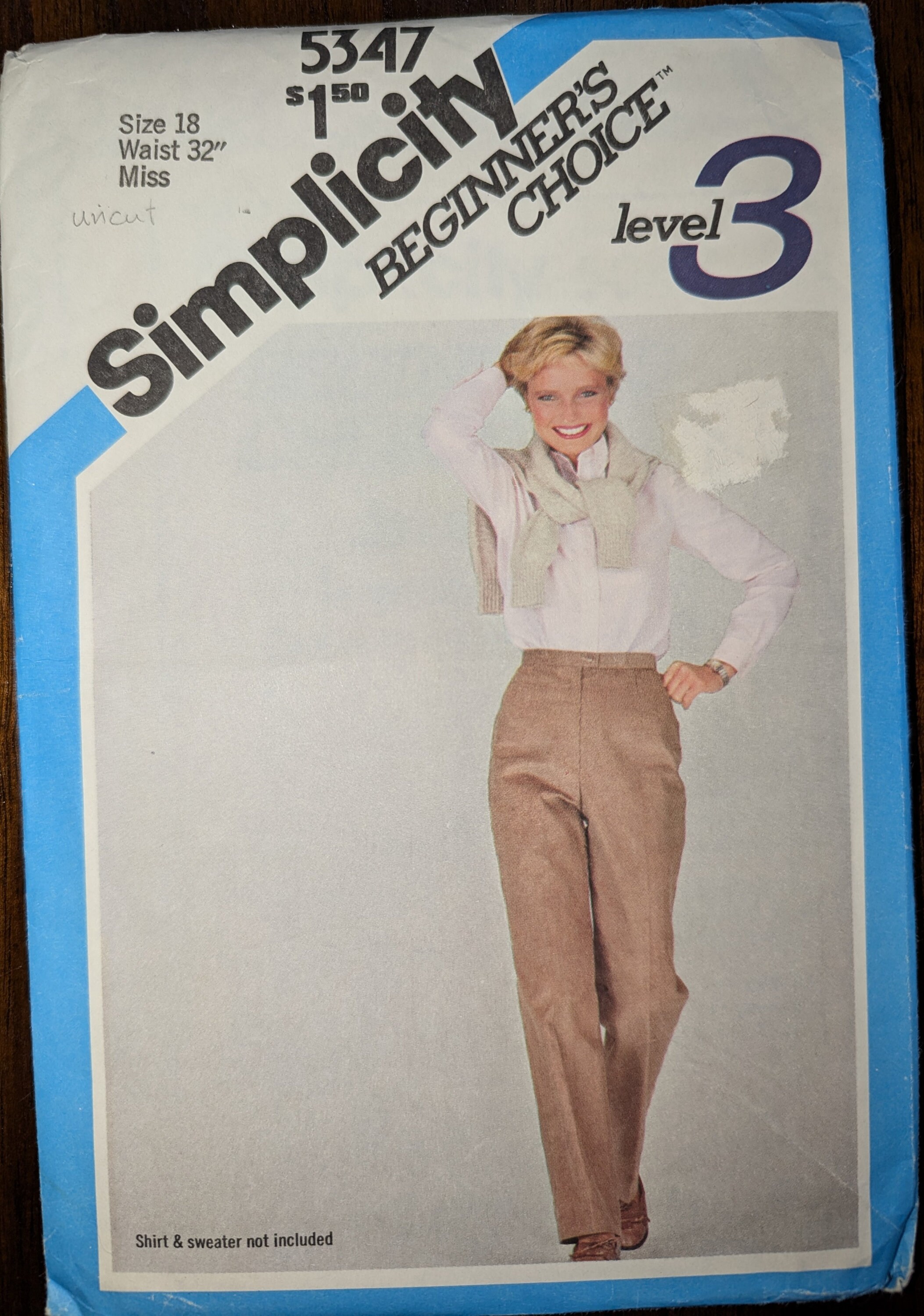 Simplicity Pattern 5347 Uncut Simplicity Sewing Pattern #5347 for Misses' Plus Size Straight ...