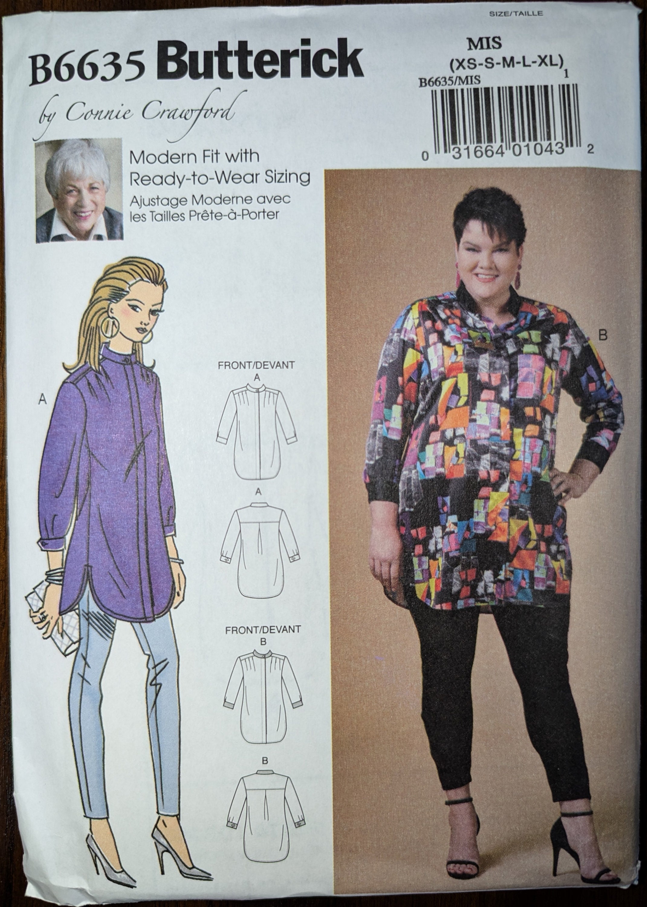 Uncut Butterick Sewing Pattern #B6635 for Misses' and Misses' Plus Size ...