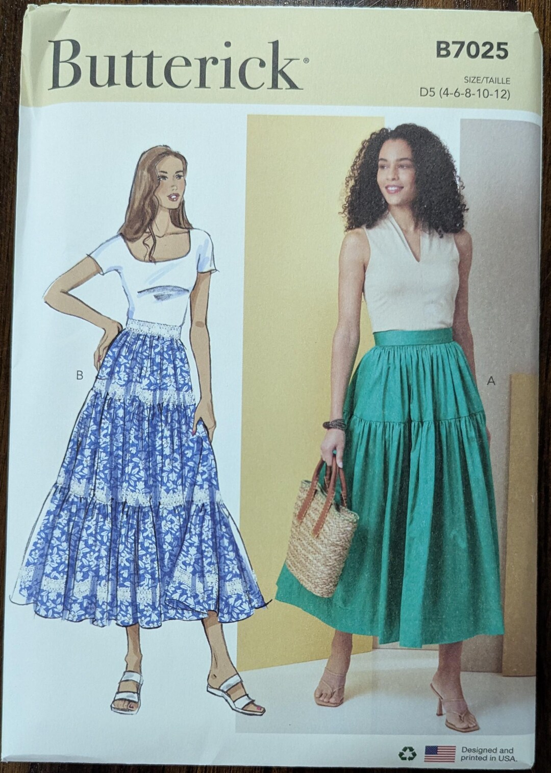 Uncut Butterick Sewing Pattern #B7025 for Misses and Misses' Plus Size ...