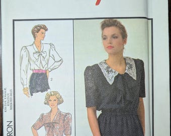 Uncut Style Sewing Pattern #1282 for Misses' Plus Size Set of Pullover Blouses. Sizes 20-24.