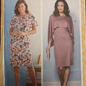 Uncut Butterick Sewing Pattern #B6479 for Misses Dress with 3 Variations Sizes 6-14