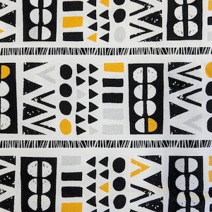 100% Cotton Fabric by the Yard. A Southwestern Flare Print Fabric by Brother Sister Design Studio. 44&quot; Wide. Quilting Cotton Fabric.