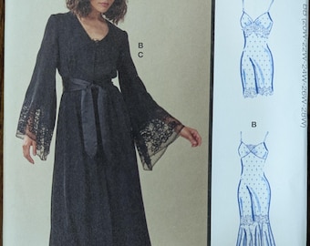McCall's Sewing Pattern M8535 Misses' and Women's Nightgown in Two Lengths and Robe