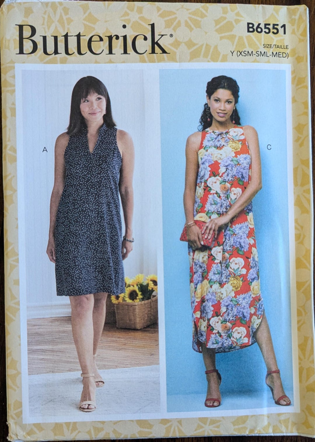 Uncut Butterick Sewing Pattern #B6551 for Misses and Misses' Plus Size ...