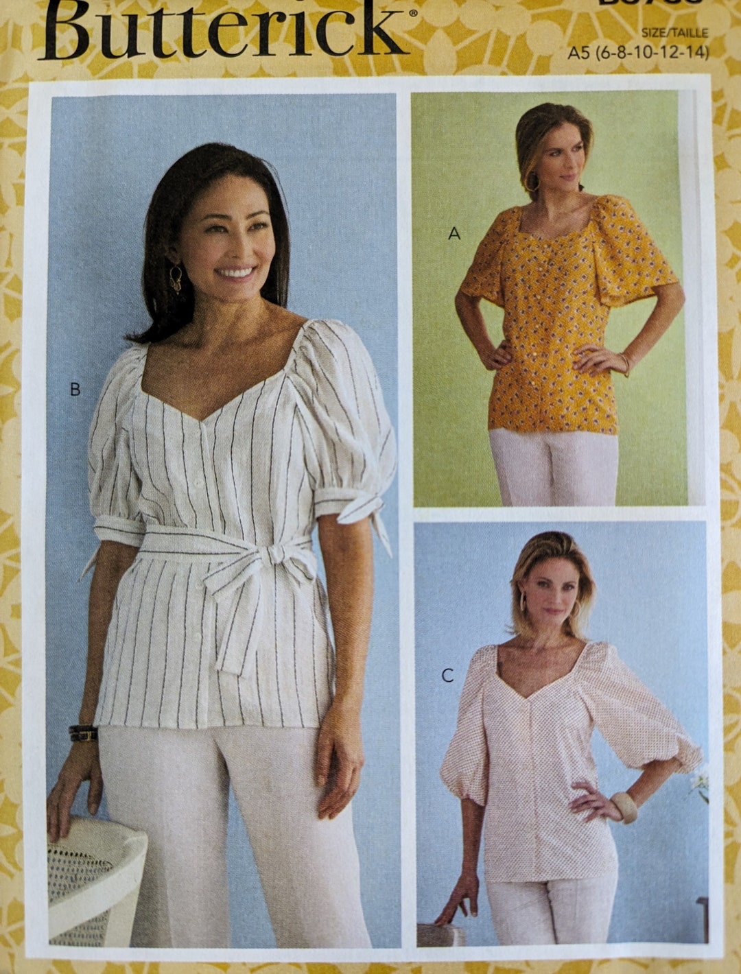 Uncut Butterick Sewing Pattern #B6733 for Misses and Misses' Plus Size ...