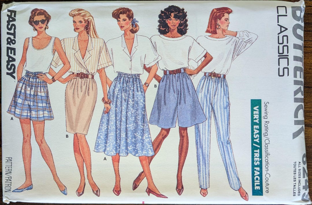 Uncut Butterick Sewing Pattern #6249 for Misses and Misses' Plus Size ...