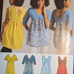 Knit Tops Sewing Pattern Simplicity 1199 Misses Size XXL
