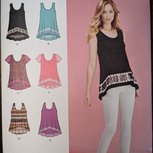 Knit Tops Sewing Pattern Simplicity 1199 Misses Size XXL