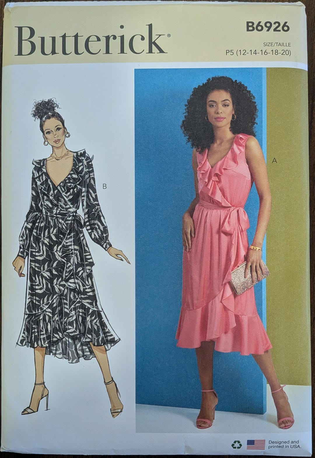 Uncut Butterick Sewing Pattern #B6926 for Misses and Misses' Plus Size ...