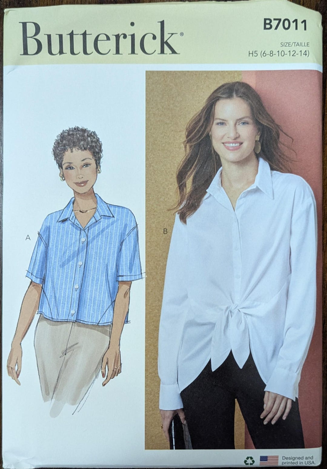 Uncut Butterick Sewing Pattern #B7011 or Pattern #R12237 for Misses and ...