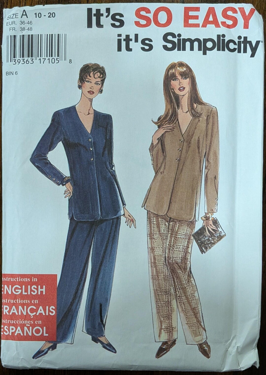 Uncut Simplicity Sewing Pattern #9751 for Misses and Misses' Plus Size ...