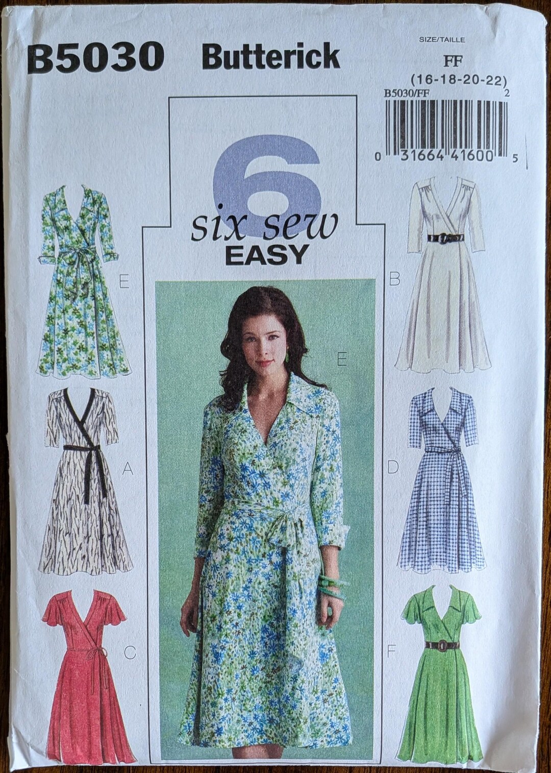 Uncut Butterick Sewing Pattern #B5030 for Misses and Misses' Plus Size ...