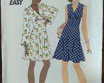 Uncut Vintage Butterick Sewing Pattern #3636 for Misses' Dress with Sleeve Variation. Size 10.