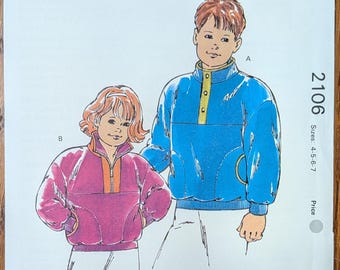 Uncut Vintage Kwik Sew Sewing Pattern 1579 and Pattern 1578 for Boys' Jogging Suit. Sizes 4-7 and Sizes 8-14 Available.