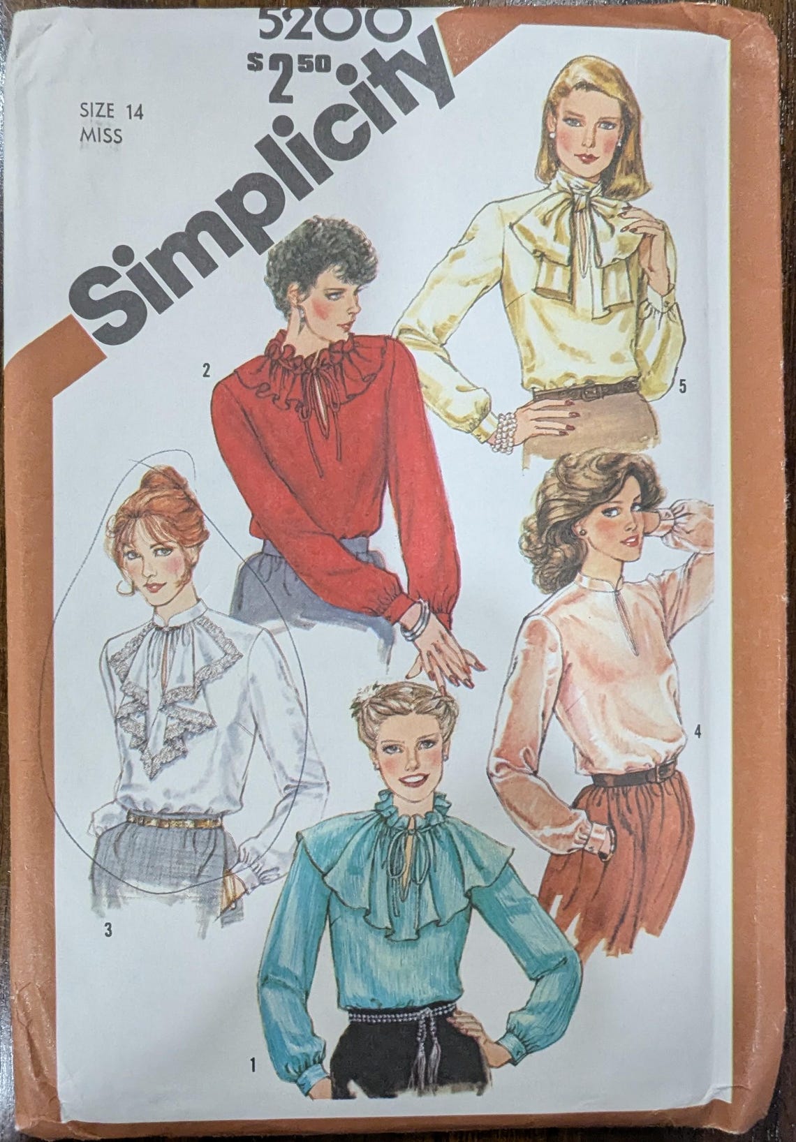 Uncut Vintage Simplicity Sewing Pattern #5200 for Misses' Pullover ...