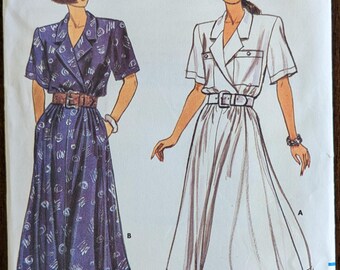 Uncut Butterick Sewing Pattern 5656 for Misses Dress. Sizes 8-12.
