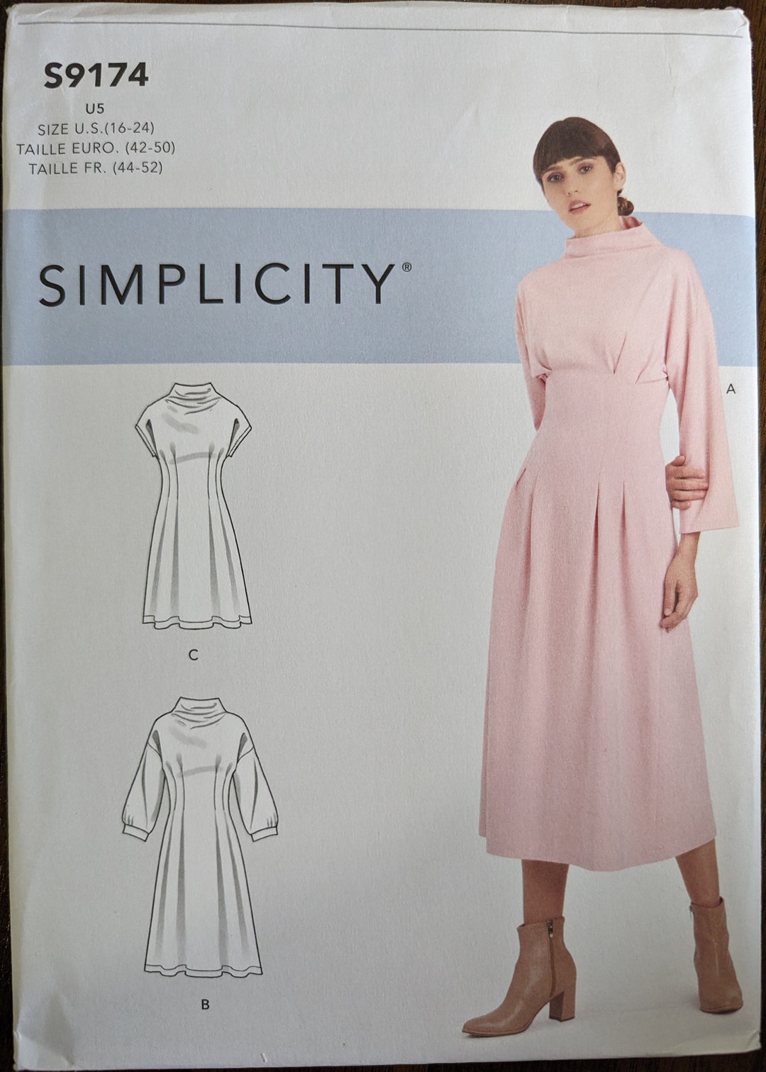 Simplicity Patterns R11174 Uncut Simplicity Sewing Pattern #S9174 or Pattern #R10743 for Misses ...