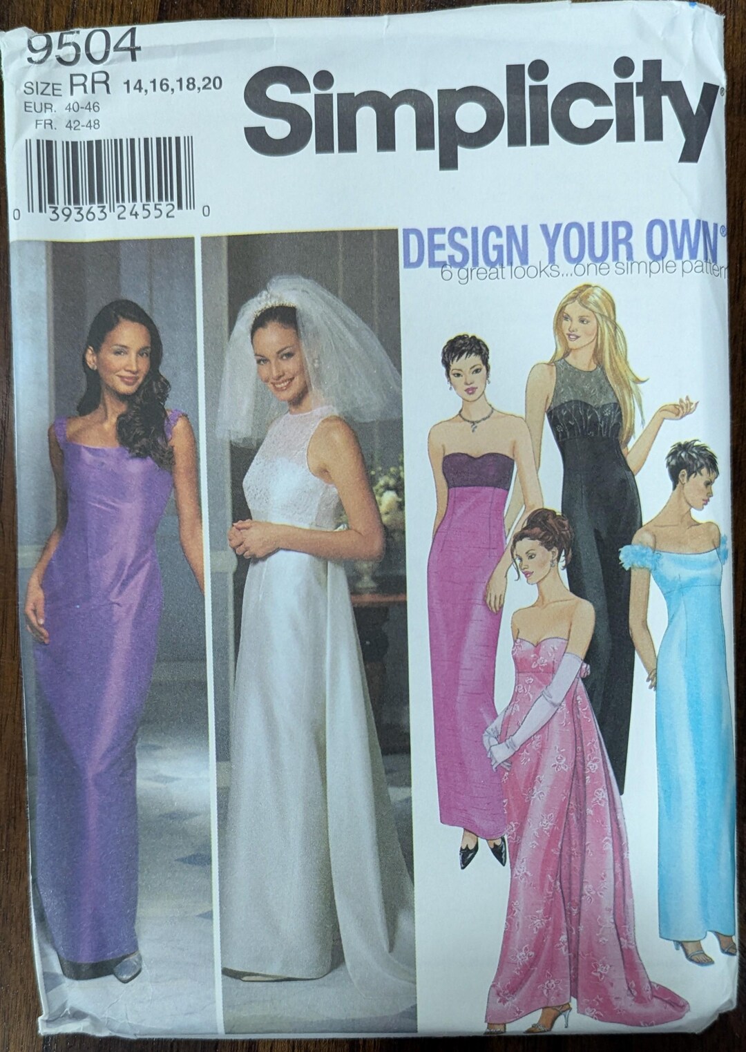 Uncut Simplicity Sewing Pattern #9504 for Misses and Misses' Plus Size ...