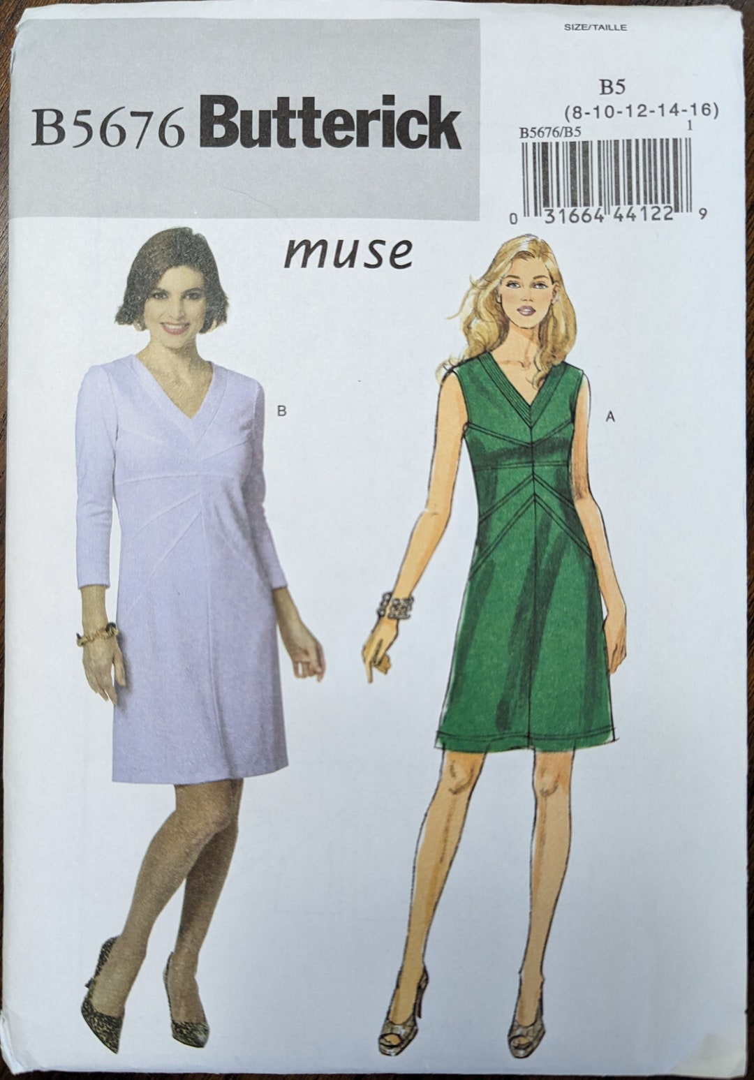 Uncut Butterick Sewing Pattern #B5676 for Misses and Misses' Plus Size ...